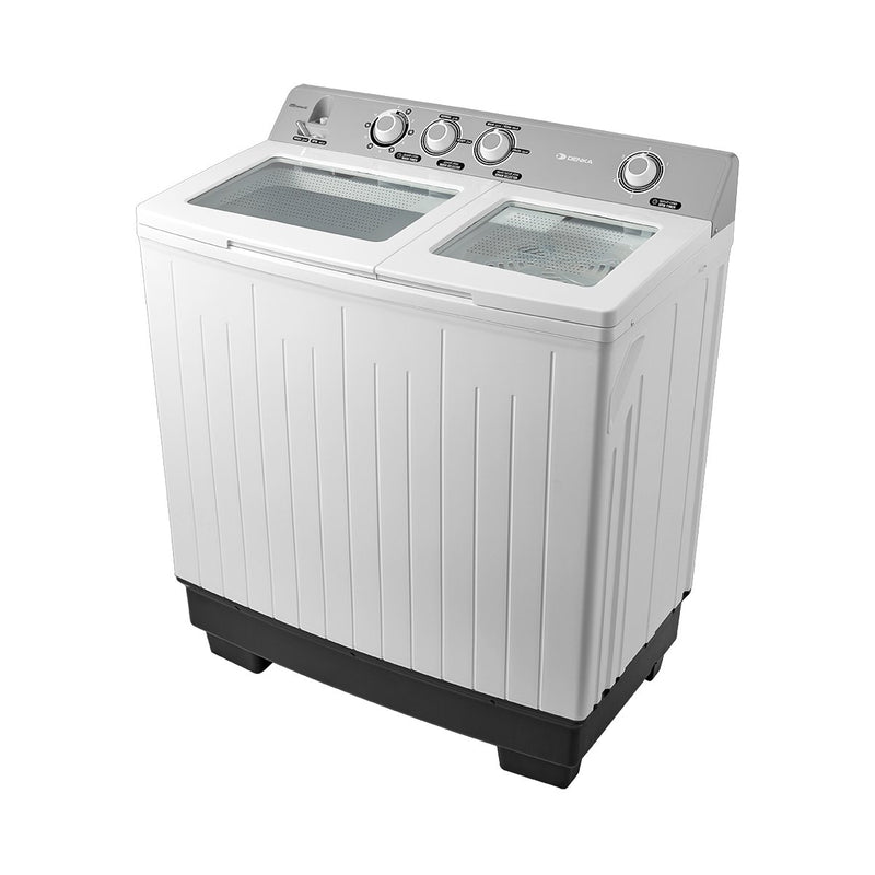 Twin Tub Washing Machine 9Kg, Gray